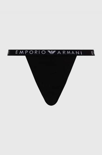 Стринги Emporio Armani Underwear 2 шт цвет чёрный 164522 4F227 Стринги Emporio Armani Underwear 2 шт цвет чёрный 164522 4F227