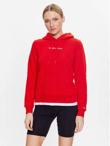 Tommy Jeans Світшот Serif Linear DW0DW15649 Червоний Regular Fit Tommy Jeans Світшот Serif Linear DW0DW15649 Червоний Regular Fit