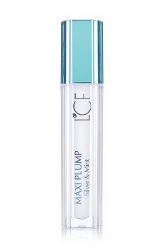 Блеск для губ LCF Maxi Plump Silver & Mint 01 с эффектом увеличения, 2 мл