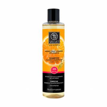 Шампунь Velvet Love for Nature Organic Orange & Amaranth Shampoo для окрашенных и поврежденных волос, 300 мл Шампунь Velvet Love for Nature Organic Orange & Amaranth Shampoo для окрашенных и поврежденных волос, 300 мл