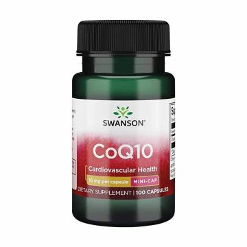 Коэнзим Q10 Swanson CoQ10 Mini Cap, 10 мг, 100 капсул Коэнзим Q10 Swanson CoQ10 Mini Cap, 10 мг, 100 капсул