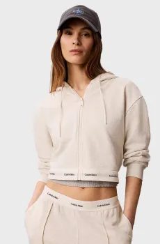 Женское светло-серое худи TERRY Серый S Calvin Klein Jeans LV047G252G