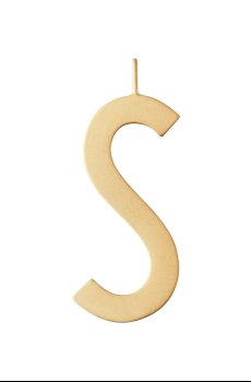 Позолоченный серебряный кулон Design Letters