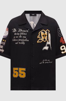 Черная рубашка Varsity Patch