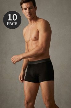 Боксерки – упаковка з 10 штук - чорний