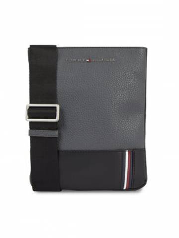 Tommy Hilfiger Плоска сумка Th Central Mini Crossover AM0AM12450 Сірий Tommy Hilfiger Плоска сумка Th Central Mini Crossover AM0AM12450 Сірий