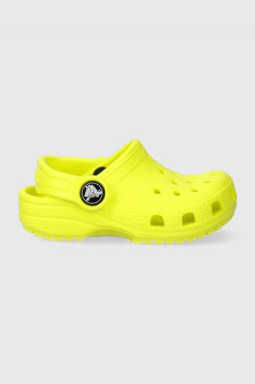 Детские шлепанцы Crocs CLASSIC CLOG цвет зелёный Детские шлепанцы Crocs CLASSIC CLOG цвет зелёный