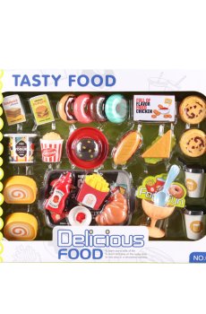 Уценка! Игровой набор LC1 Вкусная еда, 26 предметов, от 3 лет (668-167)