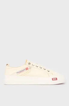 Женские белые джинсовые кеды ATHOS NMD Белый 36 Diesel Y03500 P8112