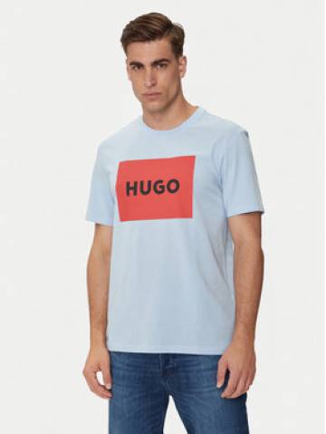 Hugo Футболка Dulive222 50467952 Голубий Regular Fit Hugo Футболка Dulive222 50467952 Голубий Regular Fit