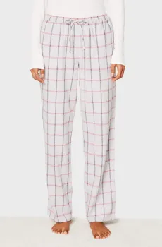 Женские светло-серые брюки в клетку GERARD Серый S Etam 6549451