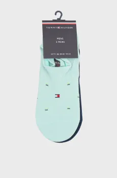 Мужские следы (2 пары) FOOTIE MICRO PATTERN Разноцветный 43-46 Tommy Hilfiger 701238500