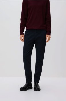 Reserved - Картаті штани-чиноси - темно-синій - 526GC-59X