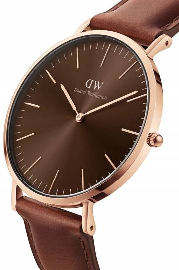 Часы Daniel Wellington мужские цвет коричневый Часы Daniel Wellington мужские цвет коричневый