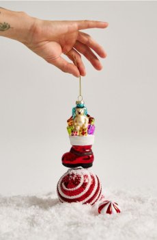 Ялинкова куля - різнобарвний