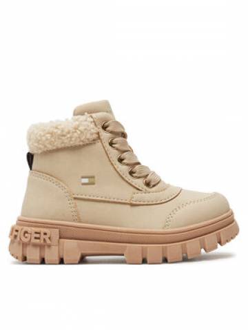 Tommy Hilfiger Черевики туристичні Lace-Up Bootie T1A5-33597-1628 M Бежевий Tommy Hilfiger Черевики туристичні Lace-Up Bootie T1A5-33597-1628 M Бежевий