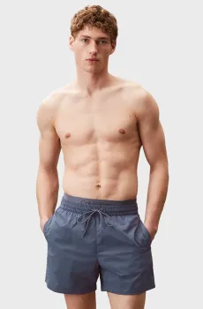 Мужские синие плавательные шорты Синий M Calvin Klein KM0KM01104