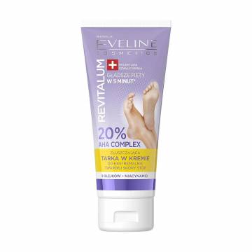 Отшелушивающий крем для сухой кожи стоп Eveline Cosmetics Revitalum 20% AHA Complex, 75 мл Отшелушивающий крем для сухой кожи стоп Eveline Cosmetics Revitalum 20% AHA Complex, 75 мл