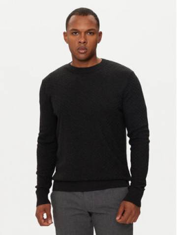 Sisley Светр 1041S103O Чорний Regular Fit Sisley Светр 1041S103O Чорний Regular Fit
