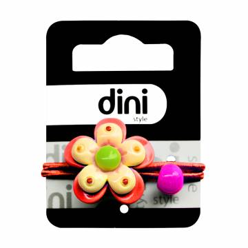 Резинка для волос Dini Kids Цветок, красная, 1 шт (d-081) Резинка для волос Dini Kids Цветок, красная, 1 шт (d-081)