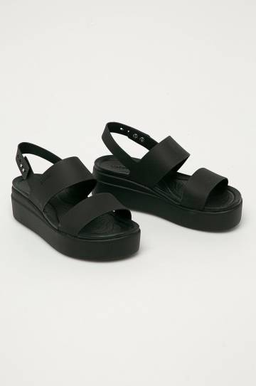 Сандалии Crocs Crocs Brooklyn Low Wedge W женские цвет чёрный KLYN.LOW.WEDGE.W.206453-BLACK/BLAC Сандалии Crocs Crocs Brooklyn Low Wedge W женские цвет чёрный KLYN.LOW.WEDGE.W.206453-BLACK/BLAC