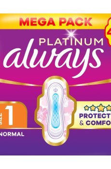 Гигиенические прокладки Always Platinum Normal, размер 1, 48 шт