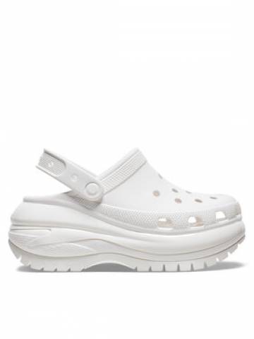 Crocs Шльопанці Classic Mega Crush Clog 207988 Білий Crocs Шльопанці Classic Mega Crush Clog 207988 Білий