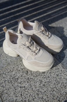 Кросівки замшеві бежеві Estro ER00114170