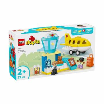 Конструктор LEGO Duplo Первый раз в аэропорту, 23 детали, от 2 лет (10443) Конструктор LEGO Duplo Первый раз в аэропорту, 23 детали, от 2 лет (10443)