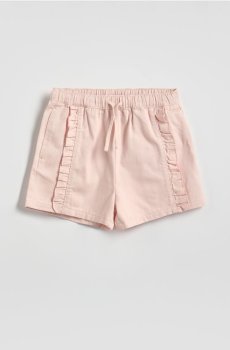 Reserved - Шорти з воланами - пастельний рожевий - 227HN-03X