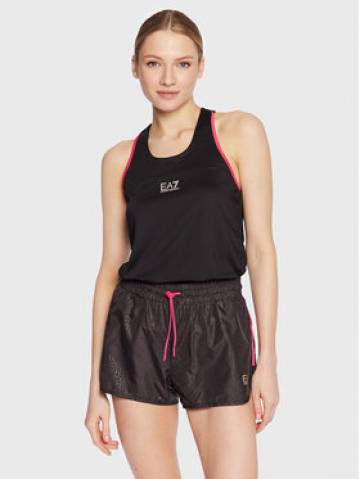 EA7 Emporio Armani Топ 3RTH54 TJLHZ 1200 Чорний Regular Fit EA7 Emporio Armani Топ 3RTH54 TJLHZ 1200 Чорний Regular Fit