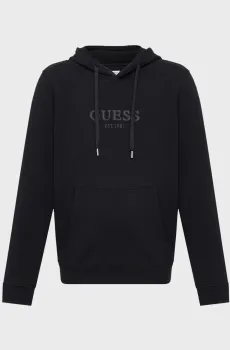 Мужское черное худи Черный XL Guess M6YQ36.K4243;JBLK