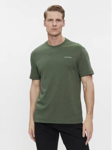 Calvin Klein Футболка Micro Logo K10K109894 Зелений Regular Fit Calvin Klein Футболка Micro Logo K10K109894 Зелений Regular Fit