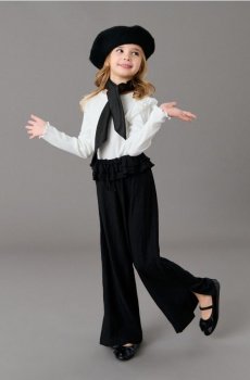 Джинси wide leg - чорний