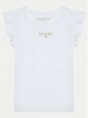 Guess Футболка K5RI26 K6YW4 Білий Regular Fit Guess Футболка K5RI26 K6YW4 Білий Regular Fit