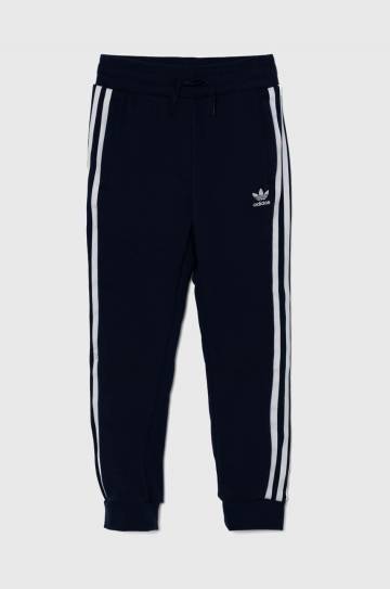 Детские спортивные штаны adidas Originals TREFOIL PANTS цвет синий с аппликацией IY7486 Детские спортивные штаны adidas Originals TREFOIL PANTS цвет синий с аппликацией IY7486
