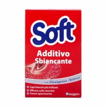 Пятновыводитель-отбеливатель для белого белья Soft с эффектом восстановления, 600 г Пятновыводитель-отбеливатель для белого белья Soft с эффектом восстановления, 600 г