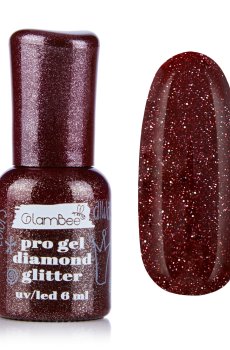 Гель-лак для ногтей GlamBee ProGel Diamond Glitter 96, 6 мл