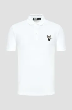 Мужское белое поло Белый S Karl Lagerfeld 500221.745022;10