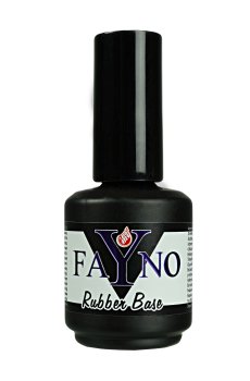 Уценка! База каучуковая камуфлирующая для гель-лака Fayno Rubber Base 01 приглушенный бежево-розовый, полупрозрачный, 15 мл