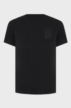 Мужская черная футболка Черный XL Karl Lagerfeld 554221.755034;990