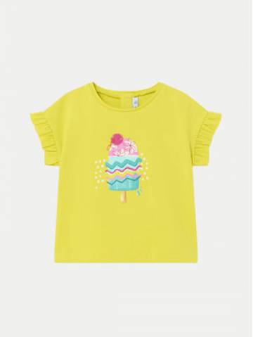 Mayoral Футболка 1013 Жовтий Regular Fit Mayoral Футболка 1013 Жовтий Regular Fit