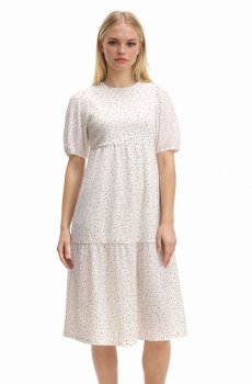 Cropp - Сукня в горошок - білий