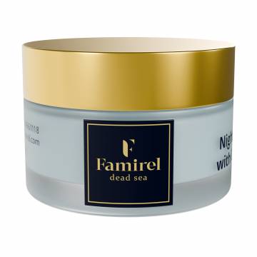 Питательный ночной крем для лица Famirel Collagen Nourishing Night Cream с коллагеном, 50 мл Питательный ночной крем для лица Famirel Collagen Nourishing Night Cream с коллагеном, 50 мл