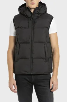 Мужской черный жилет Черный M Replay M8406 .000.84972