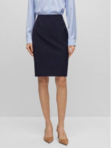 Boss Спідниця-олівець Vileah 50490036 Cиній Slim Fit Boss Спідниця-олівець Vileah 50490036 Cиній Slim Fit