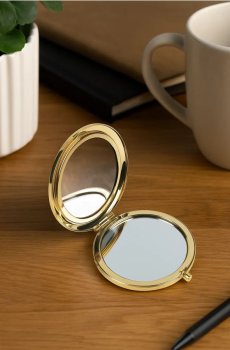 Ручне дзеркальце - золотий