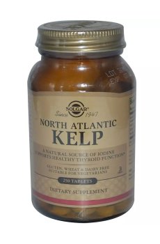 Североатлантические водоросли Solgar North Atlantic Kelp, 250 таблеток