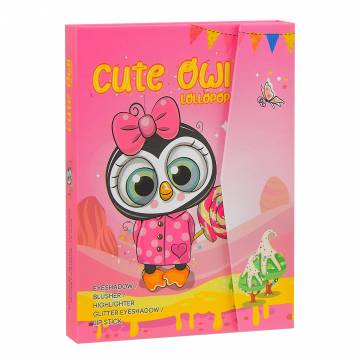 Набір косметики Shantou Jinxing Cute owl рожевий (8624 DO1/2) Набір косметики Shantou Jinxing Cute owl рожевий (8624 DO1/2)