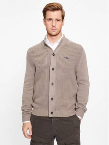 Aeronautica Militare Кардиган 232MA1454L409 Бежевий Regular Fit Aeronautica Militare Кардиган 232MA1454L409 Бежевий Regular Fit